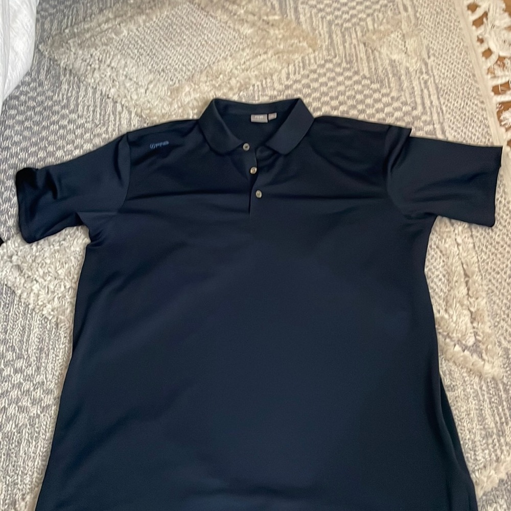 Ping navy blue golf shirt size L